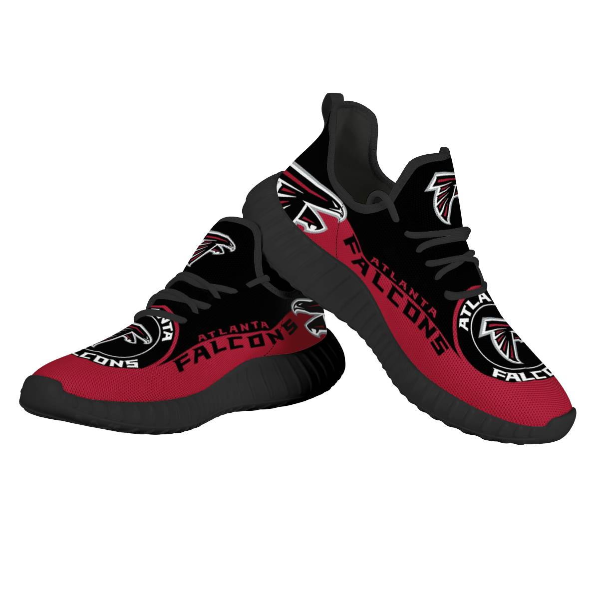 Men's Atlanta Falcons Mesh Knit Sneakers/Shoes 009